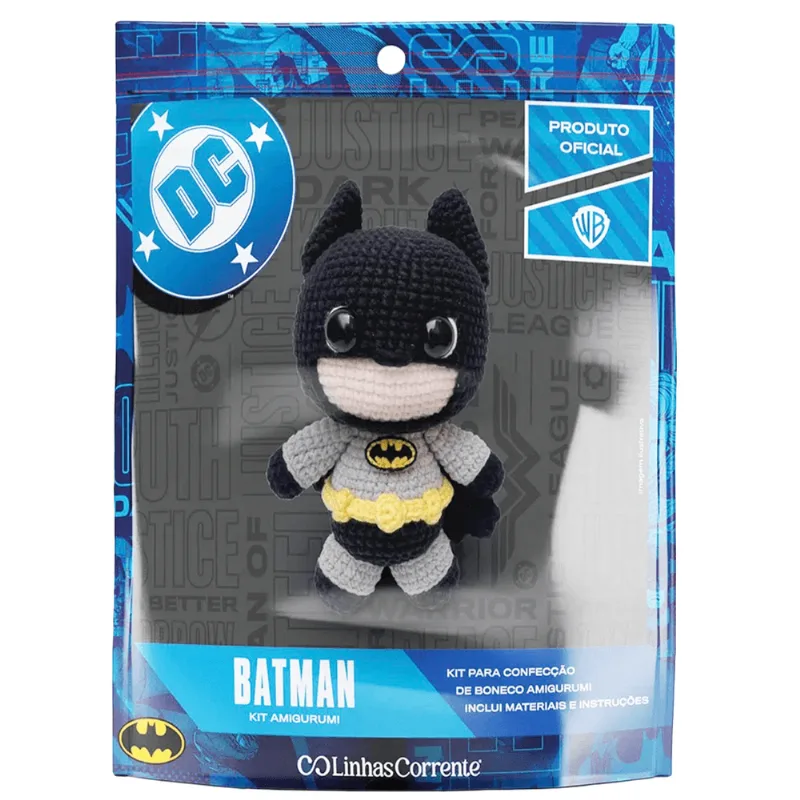 KIT AMIGURUMI DC ODCBA BATMAN ÚNICA