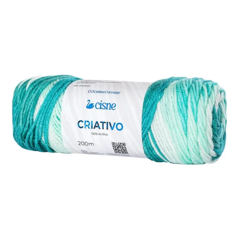 Fio Criativo 100 Gramas com 200 Metros - Cisne - 1404
