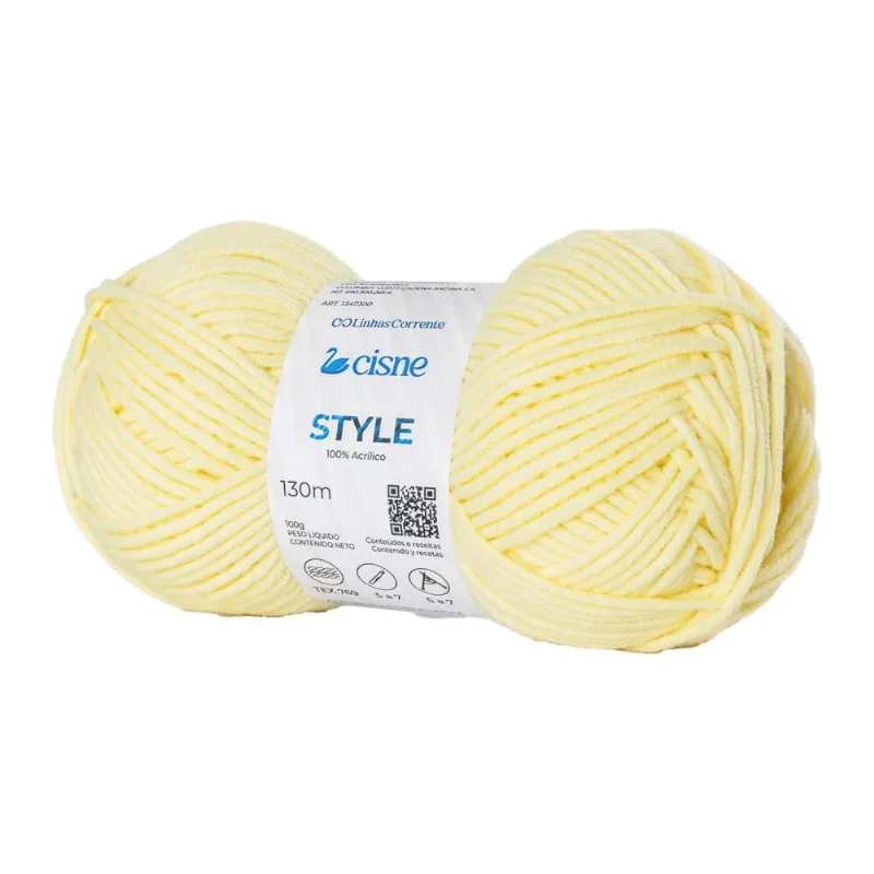 Fio Style 100 Gramas com 130 Metros - Cisne - 1404