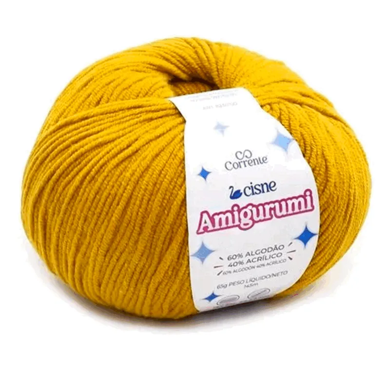 LINHA CISNE AMIGURUMI 8540 03009 MOSTARDA MOSTARDA 03009