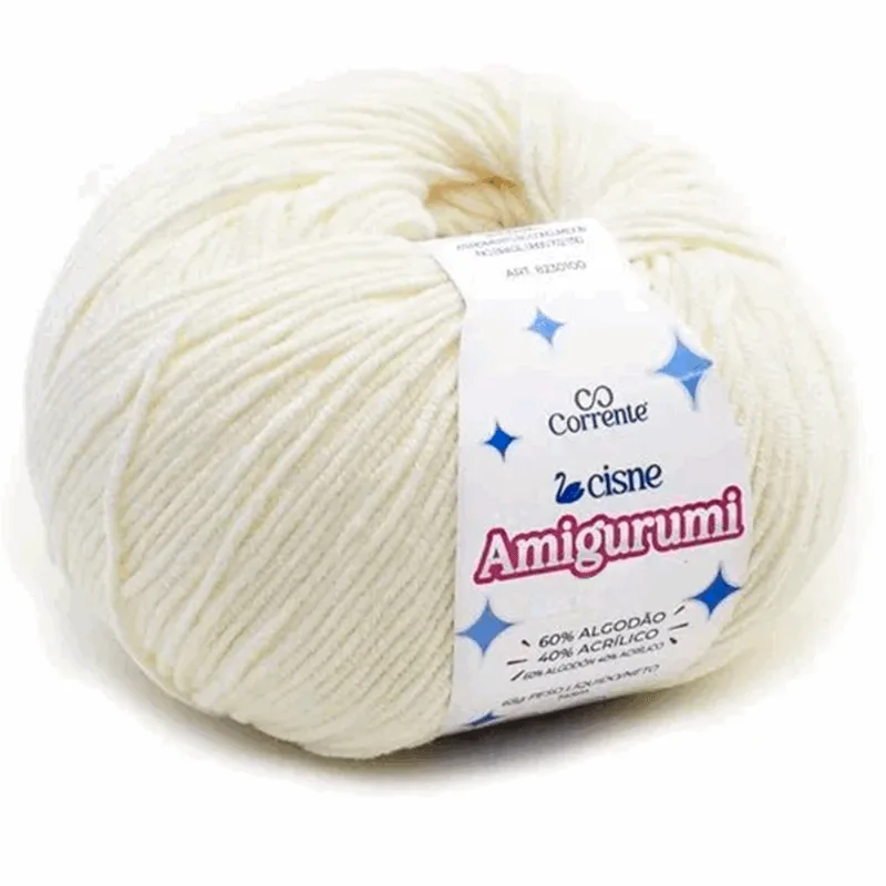 LINHA CISNE AMIGURUMI 8540 03001 OFF WHITE OFF WHITE 03001