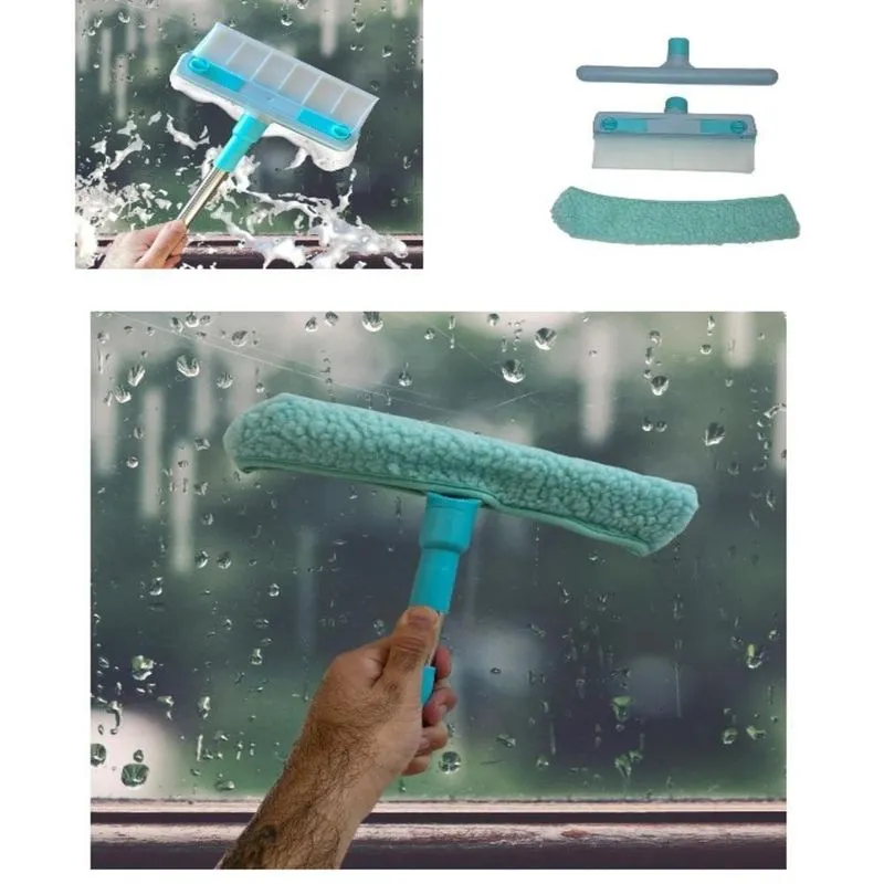 Rodo Mop Limpa Vidros Profissional Com Acessórios