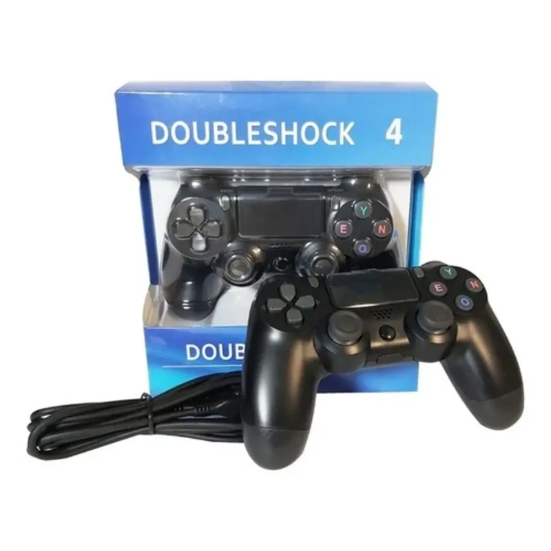 Controle Wired Ps4 Com Fio Joystick Doubleshock 4 Gamer Pc