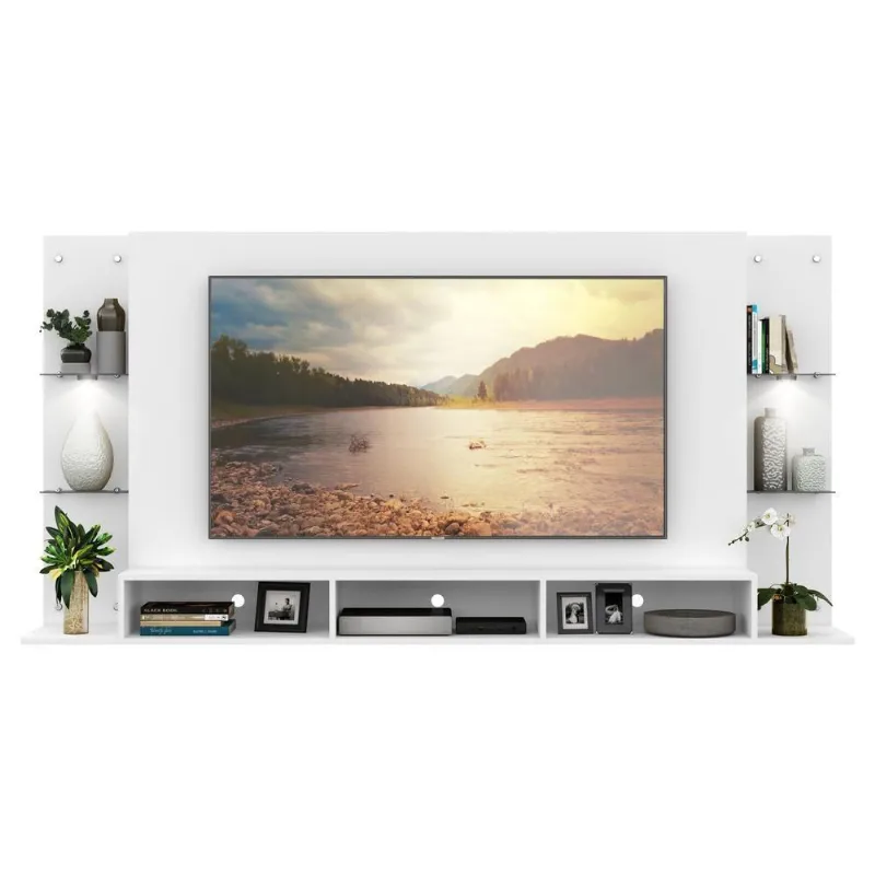 Painel Com Suporte Tv 65´´ e 2 Leds Vegas Premium - Multimóveis