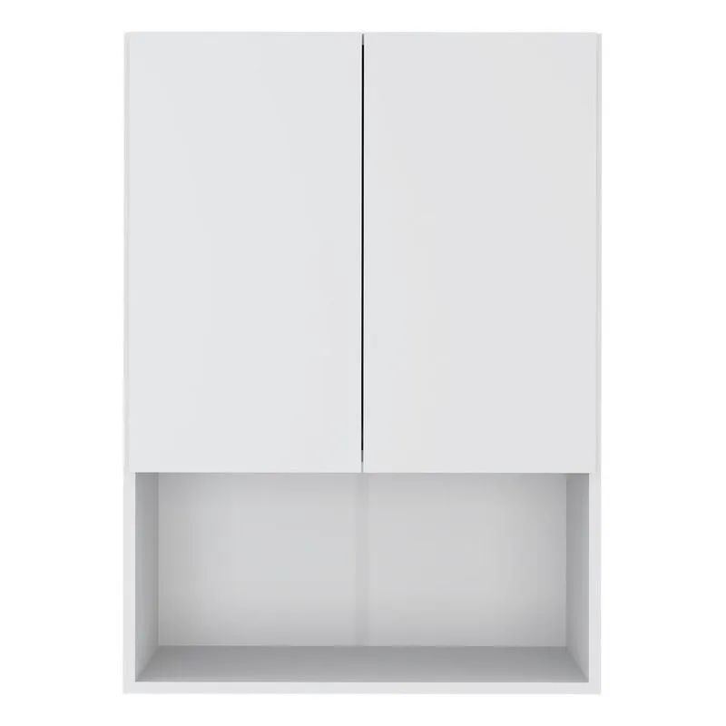 Armário De Banheiro Com 02 Portas Multimóveis Branco