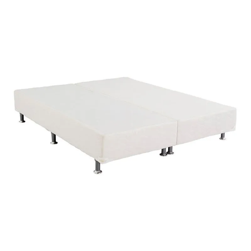 Base Bipartido Light Branco Queen (158X198X24) - Ortobom