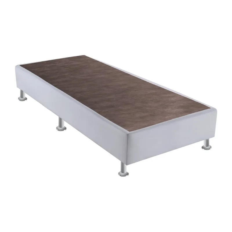 Base Sommier Branco Solteiro (88x188x30) - Ortobom - Multimóveis