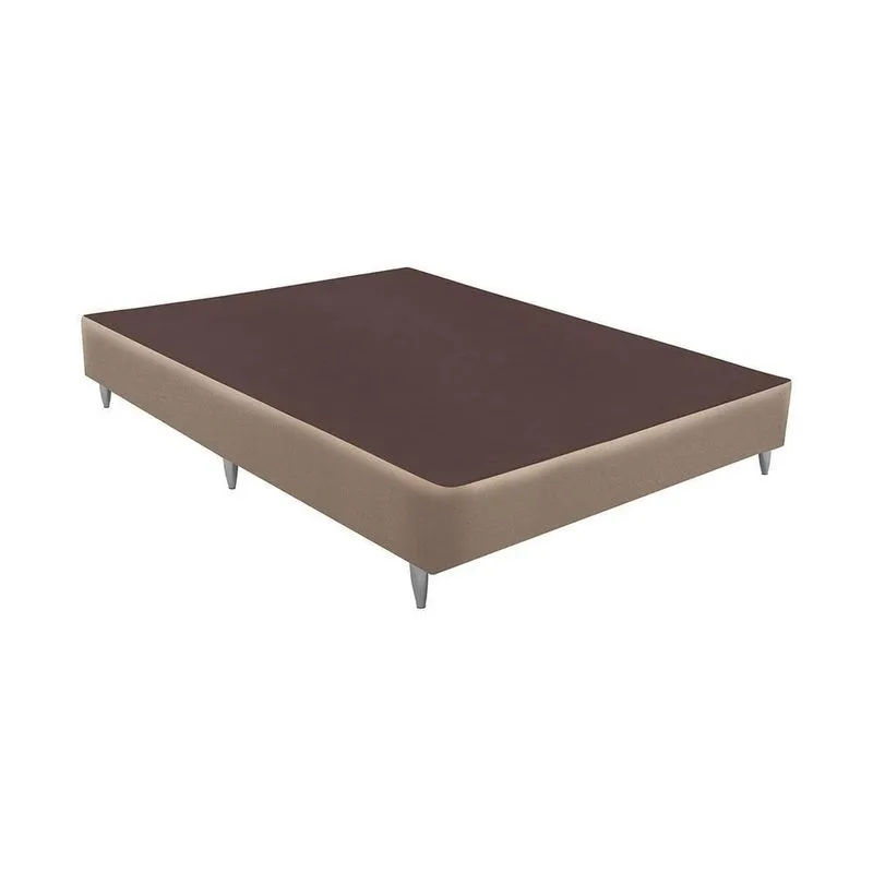 Base Sommier Linho Bege Viúva (128X188X23) Linho - Ortobom