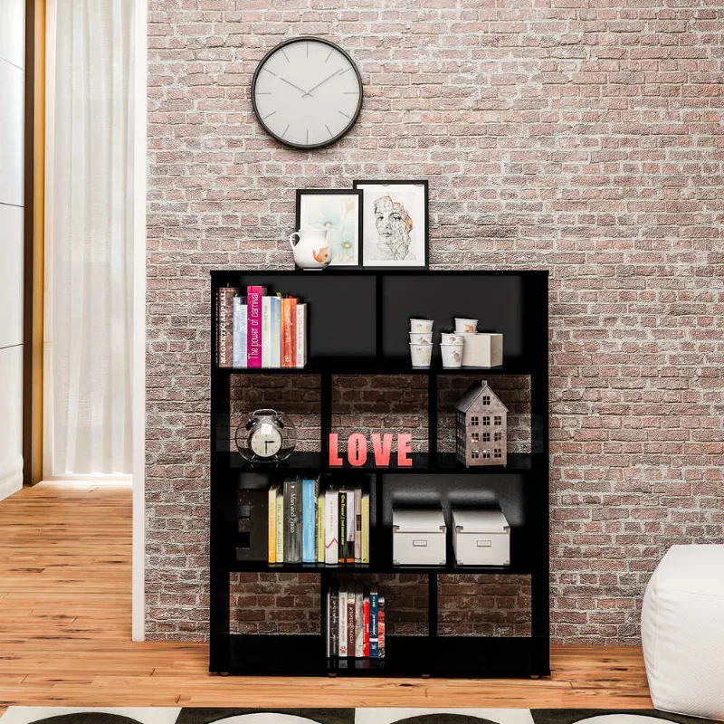 Estante Organizadora 91cm Multimóveis CR25214 Preta