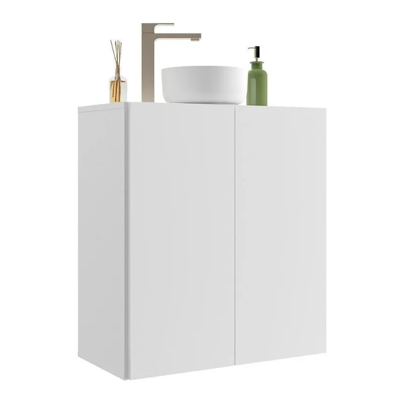 Gabinete Banheiro 2 Portas 63Cm Multimóveis V5007 Branco