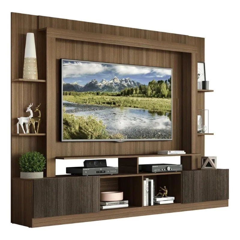 Estante Com Suporte 65" E 2 Portas Oslo Multimóveis V3386 - Multimóveis