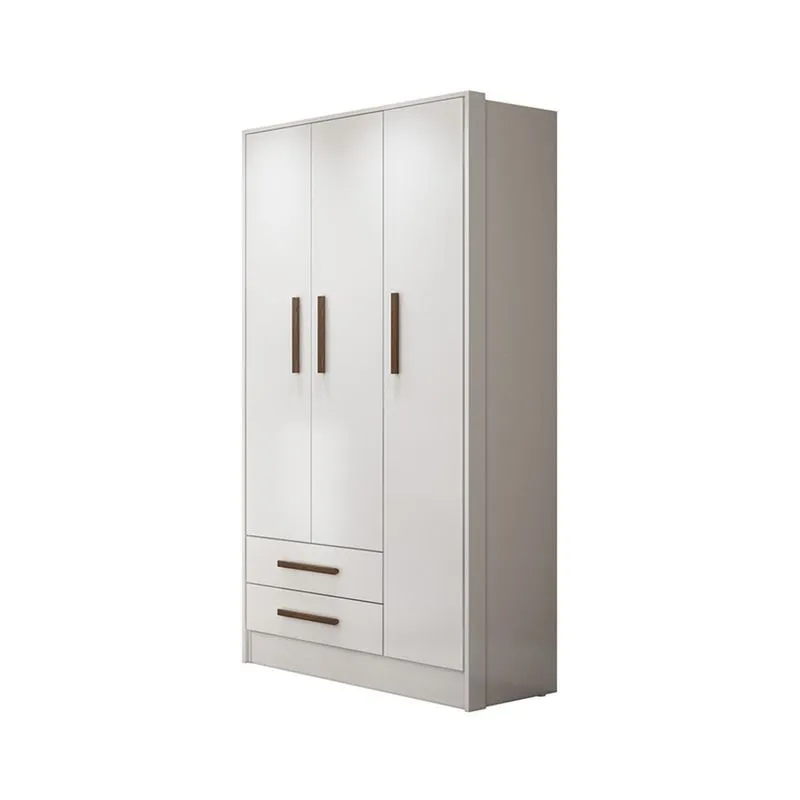 Guarda-Roupas Infantil 3 Portas 2 Gavetas Multimóveis CR35090 Branco