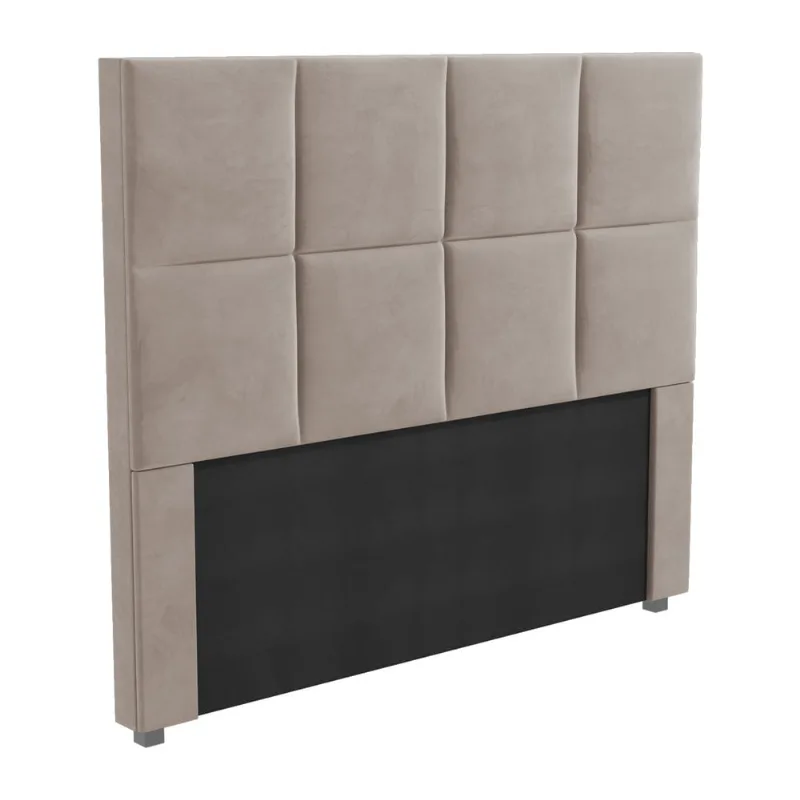 Cabeceira Estofada Casal 140cm Multimóveis CR35165 Cinza - Multimóveis