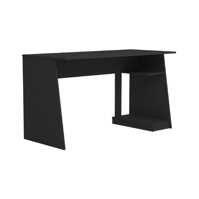 Mesa Gamer 136cm Com Suporte De Cpu Multimóveis Cr25223 Preto