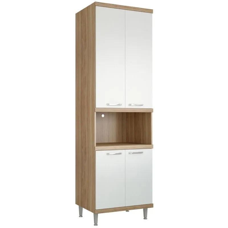 Paneleiro para Forno 5117 Sicília Multimóveis Argila/Branco