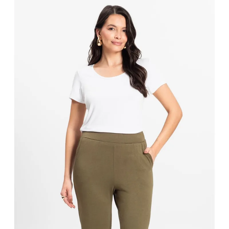 Blusa Feminina Viscotorcion Básica Rovitex Branco P