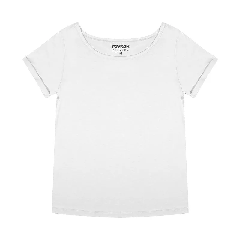 Blusa Feminina Básica Rovitex Branco G
