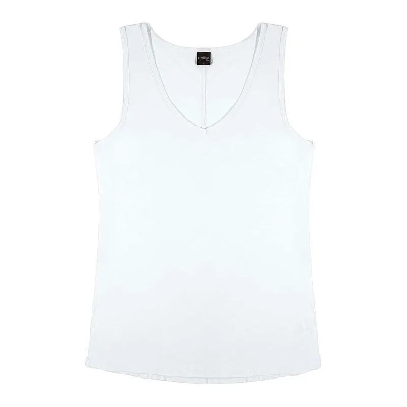Regata Feminina Viscotorcion Rovitex Branco Plus M