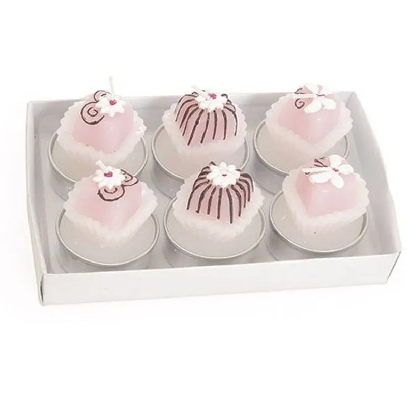 Vela Doce Rosa Claro P - 1 Jogo