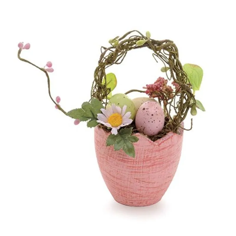 Vaso Com Alça Rosa Claro - 4 Un