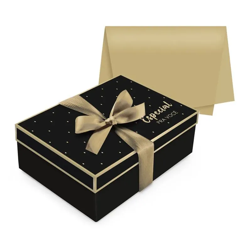 Kit Presente Caixa 35x25x11cm Cromus
