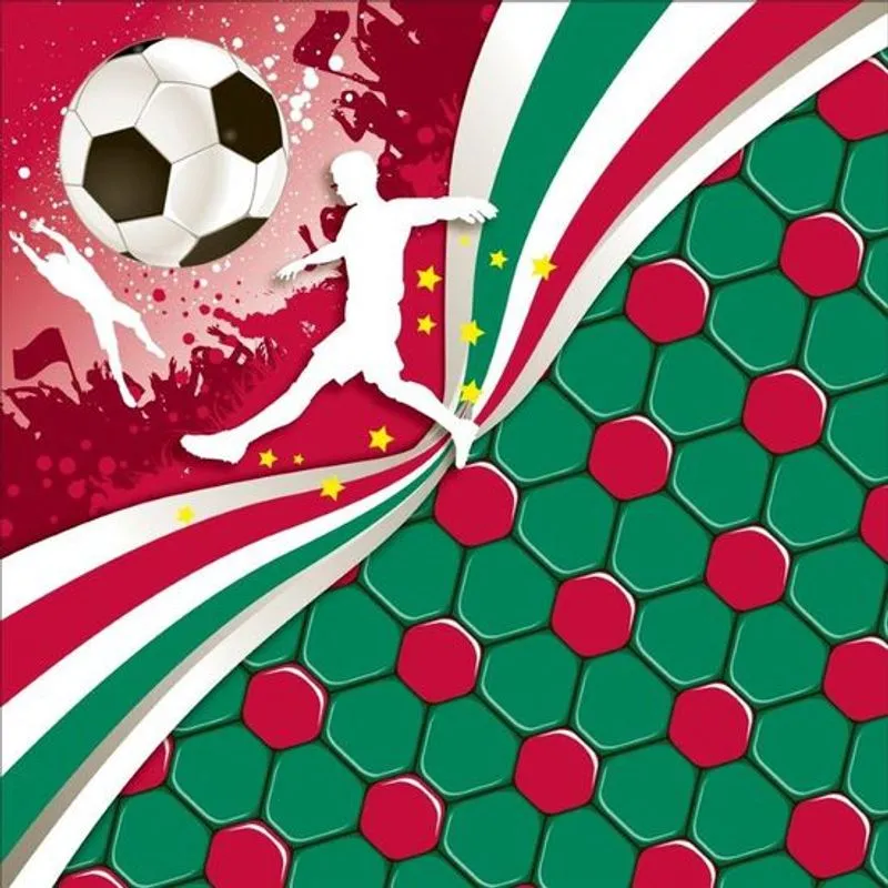 Express Grandes Clubes Verde E Vinho 39x39 - 50 Un