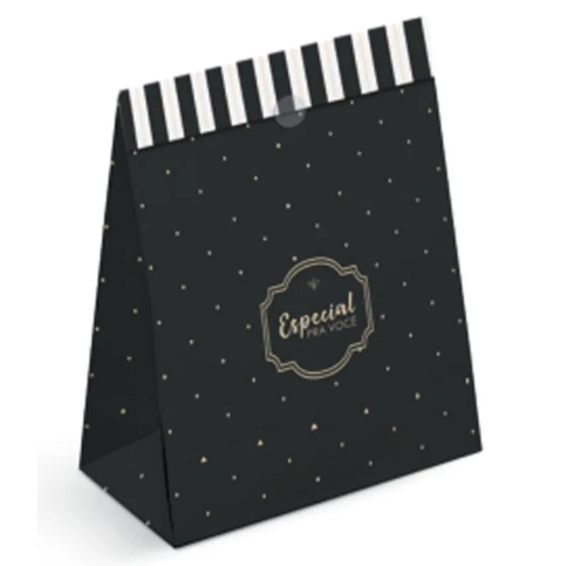 Kit Saco De Papel Para Presente M 27x19,5x9,5cm Maison - 10 Un