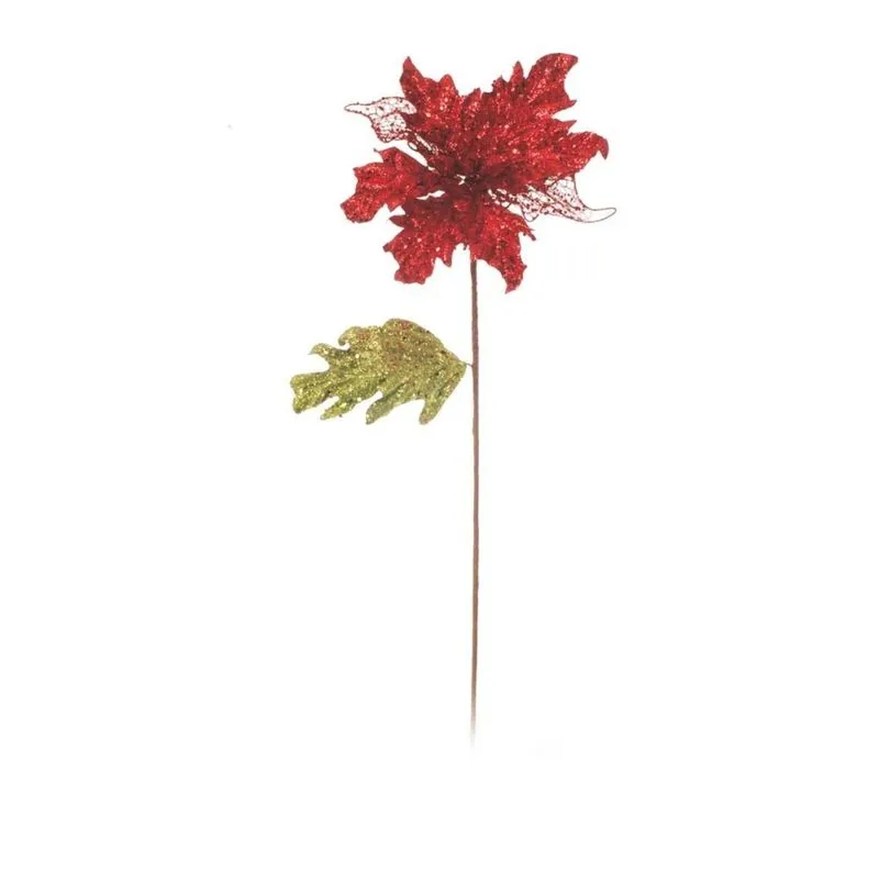 Flor Decoração Natal Vermelho
