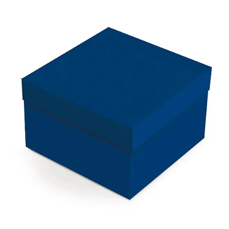 Kit Caixa Quadrada Cobalto Azul P 20x20x10cm - 10 Un