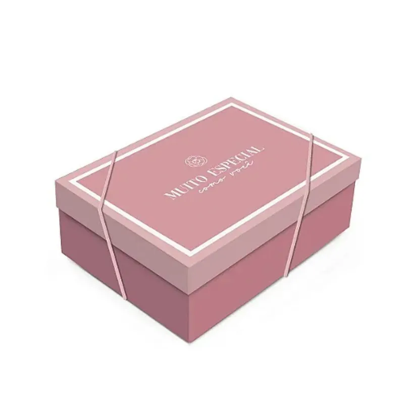 Kit Caixa Retangular Com Tampa Camélia G 46x33x14cm - 10 Un