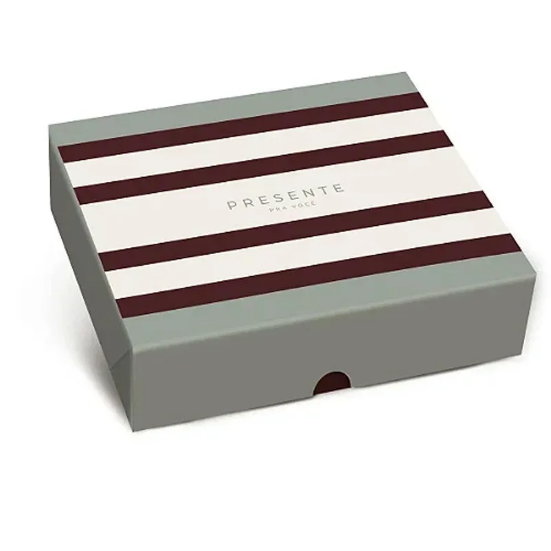 Kit Caixa Retangular Tampa Fundo New Land M 25x20x5cm - 10 Un