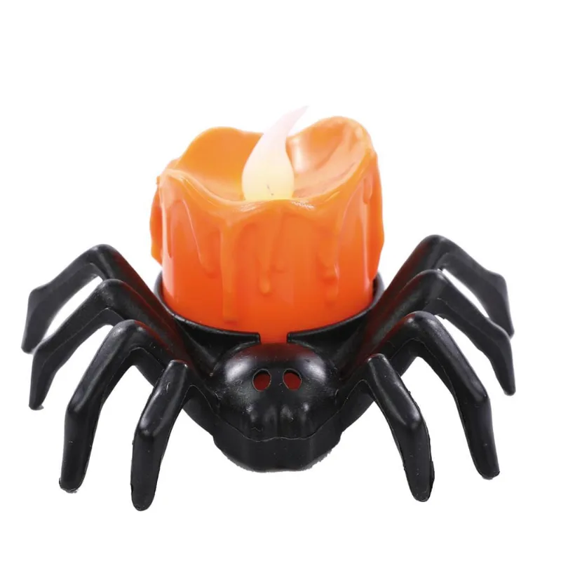 Mini castical preto eletronico aranha halloween 5,5CM