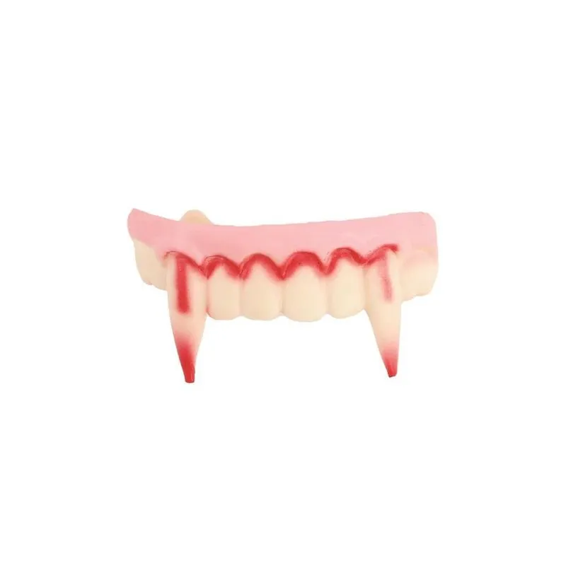 Enfeite dente de vampiro fantasia halloween