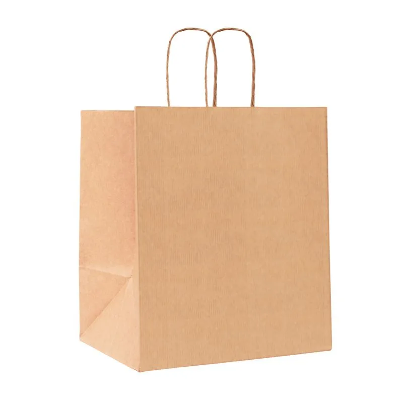 Sacola de Papel Fundo Largo Kraft G 31,5X29,5X20cm 10 Unidades CROMUS