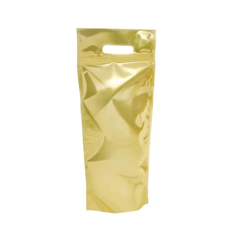 SACOLA LAM C/ZIPER 19,5x43+4,5 GARRAFA DOURADA CROMUS