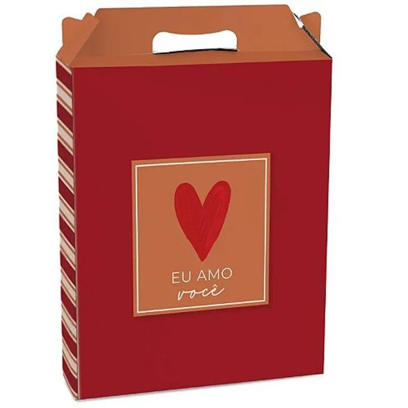 Kit Caixa Maleta Retangular Vertical Season Love G 21x7,5x26cm - 10 Un