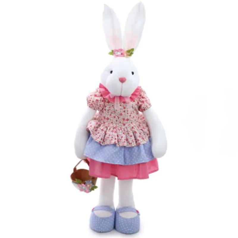 Coelho/Coelha Sortido Decorativo Petit Suisse 76cm Un - Cromus