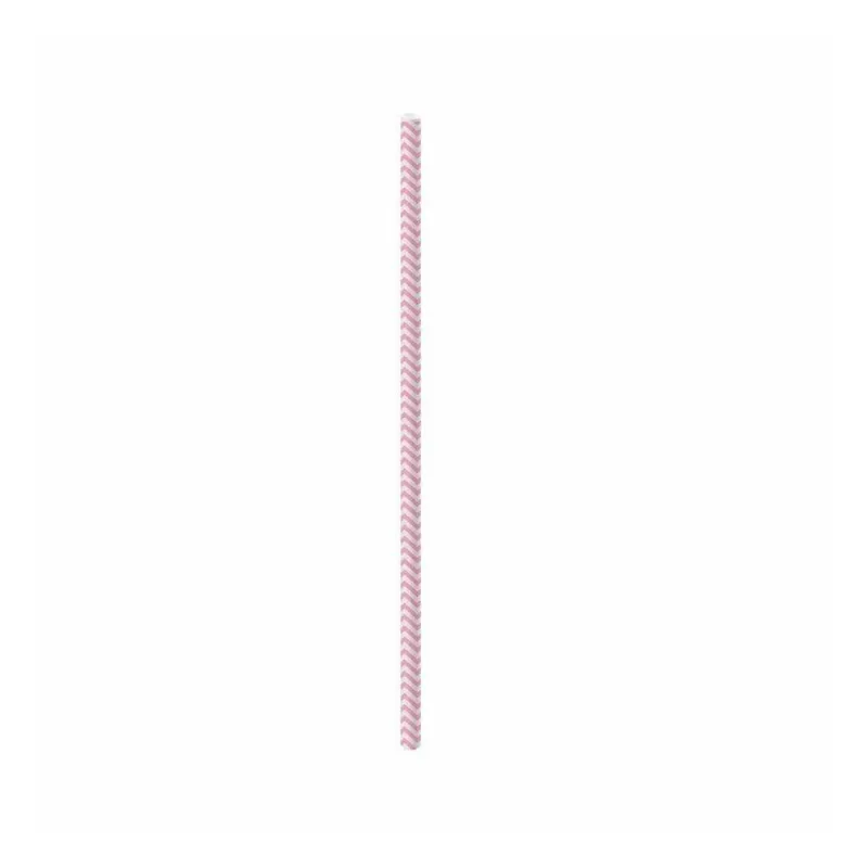 Canudo De Papel Missoni Rosa Cromus 20 Unidades