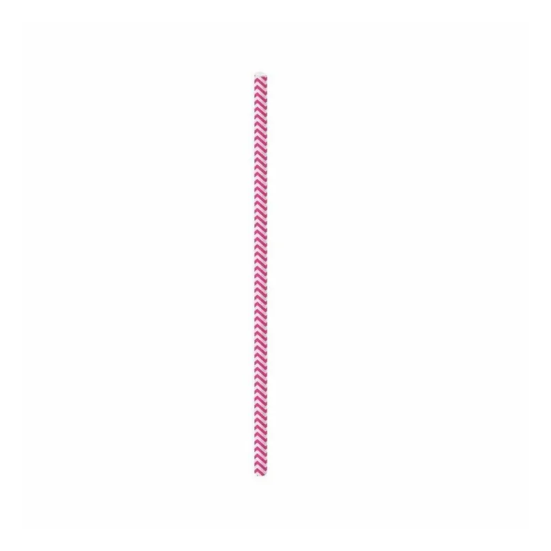 Canudo De Papel Missoni Pink Cromus 20 Unidades