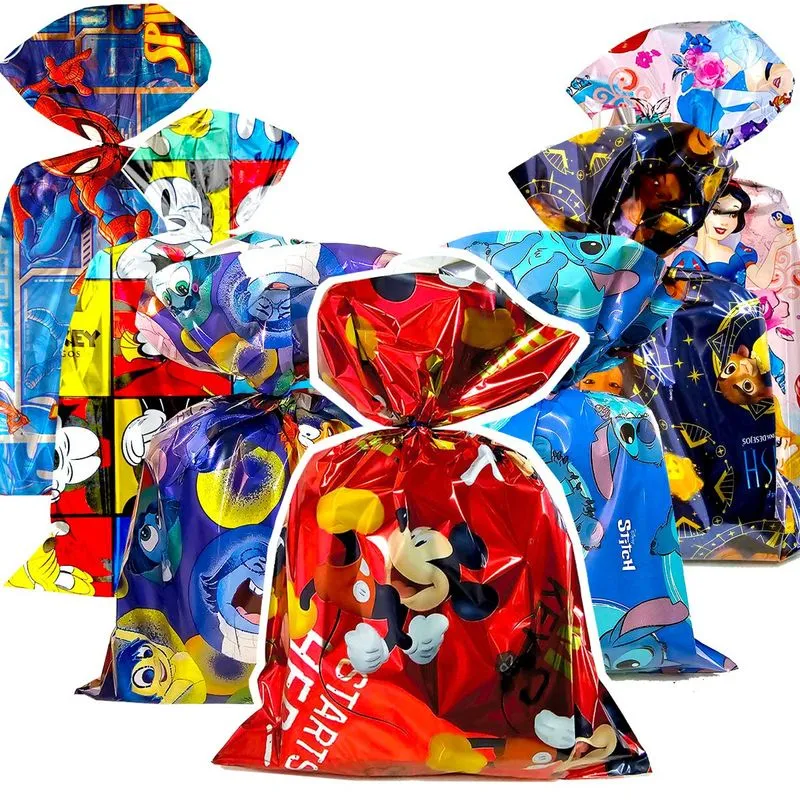 Saco Presente Disney 40 Unidades 20x29 cm Cromus BOPP