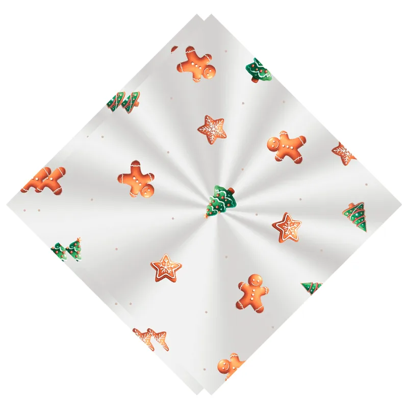 Saco Transparente Gingerbread 15X22cm 50 Unidades 11301052 CROMUS SACO TRANSP GINGERBREAD 50UN 15X22CM 11301052 CROMUS