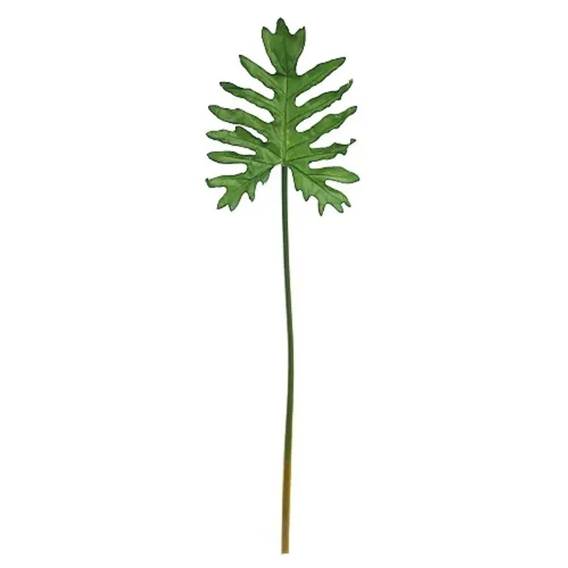 Folhas Decorativas Permanentes - Costela De Adão 89cm Verde - 1 Haste