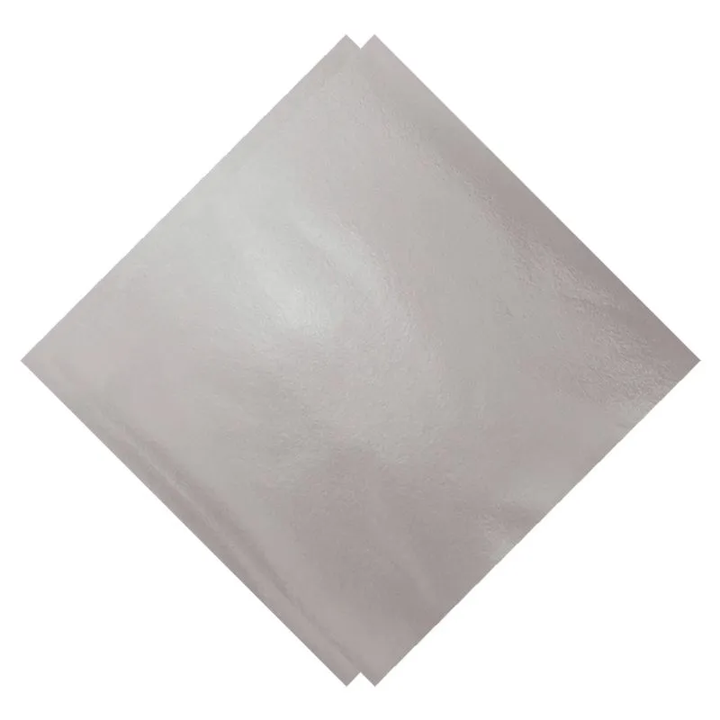 Embalagem Para Bolo Prata Fosco 20X22cm 50 Unidades CROMUS