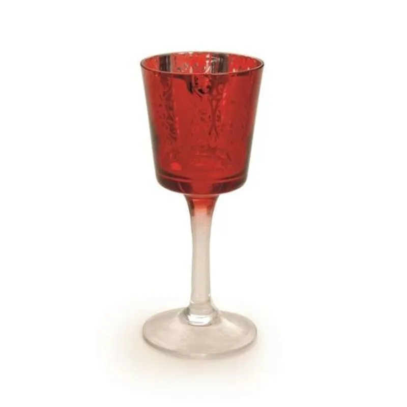 Castiçal Sem Vela Vermelha (Castiçais Altos) - 6 Unidades