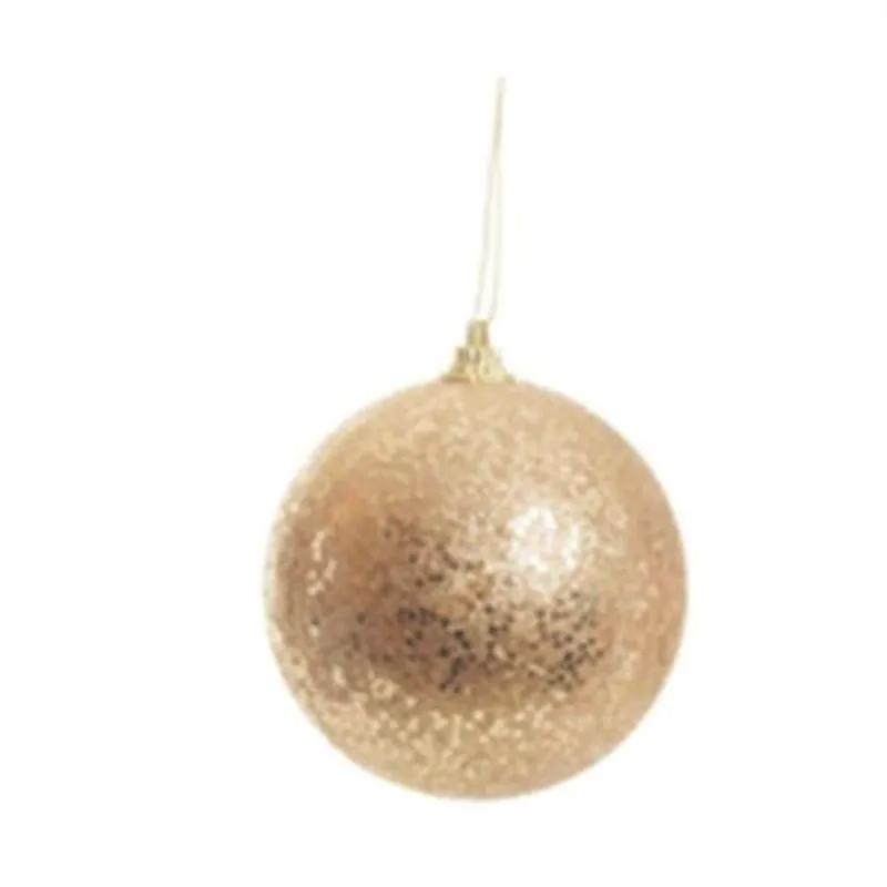 Bola com Glitter Ouro 10 cm