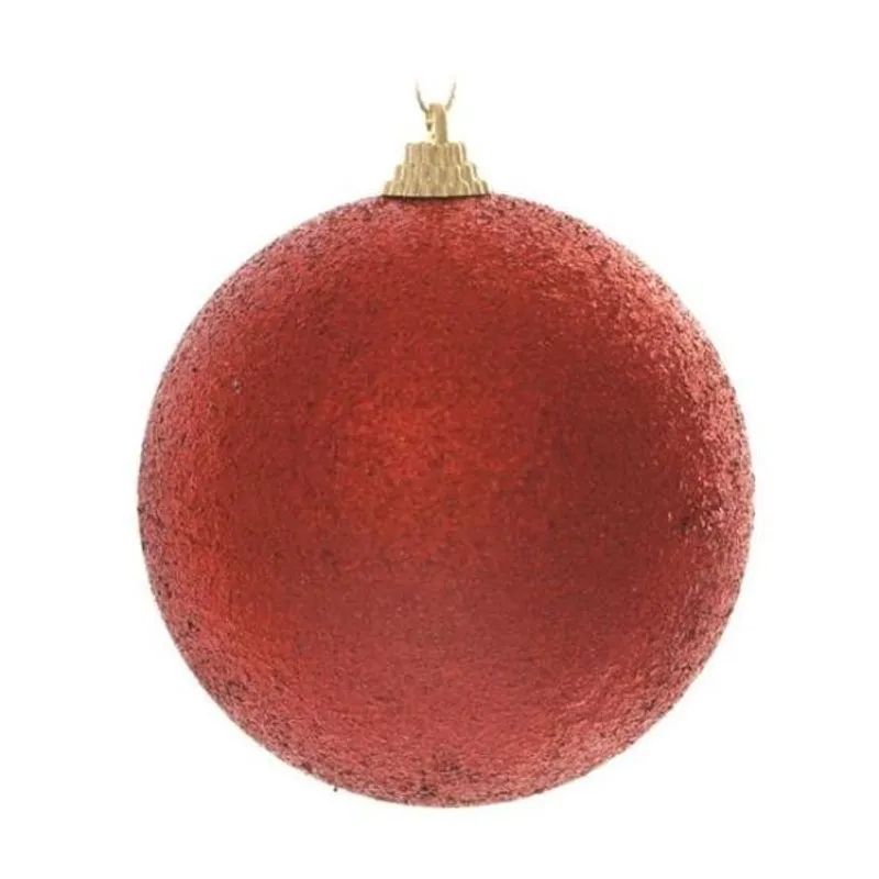 Bola com Glitter Vermelho 30 cm
