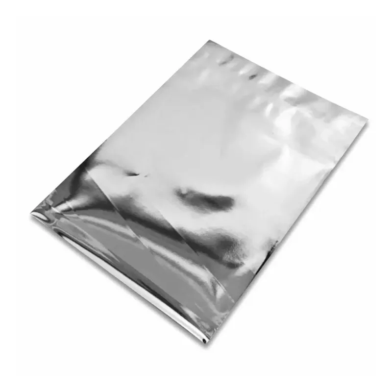 Saco Presente Cromus 15x29cm P5 Metalcor Prata com 50 Unidades