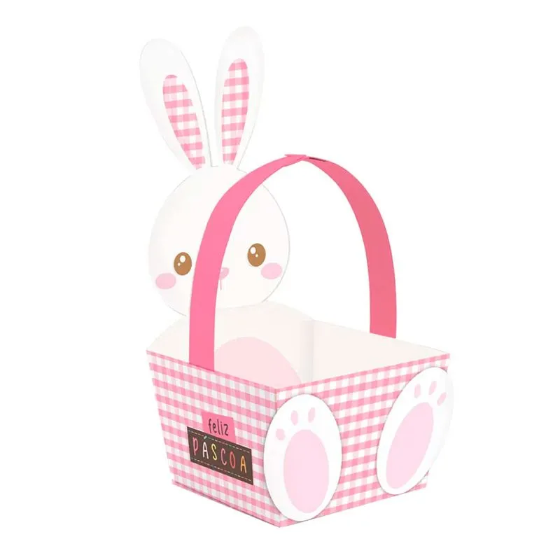 Cesta Com Orelinha Luke 9x9x9CM 10 Unidades13005533 CROMUS