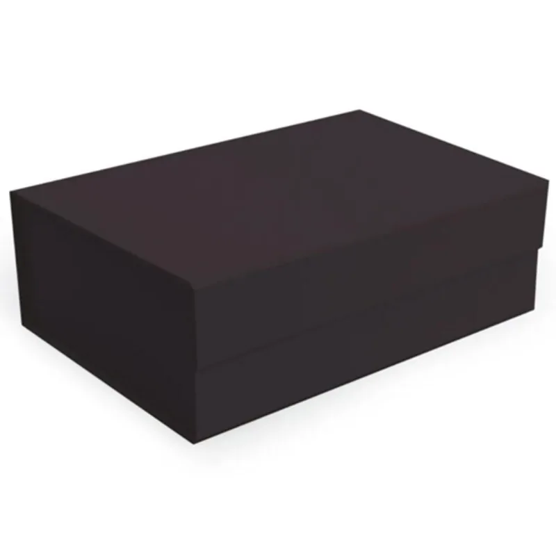 Caixa Rígida Dobrável Retangular Com Ímã G Preto 33,5x24,5x10cm - 5 Un