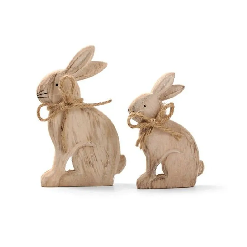 Coelhos 2 Com Laço Branco - 6 Jogo